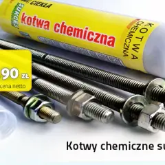 Cena kotwy chemicznej do betonu: ile zapłacisz i jak wybrać?
