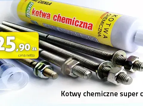 Cena kotwy chemicznej do betonu: ile zapłacisz i jak wybrać?
