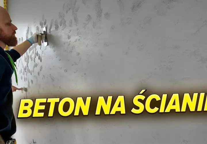 Beton architektoniczny na ścianie: Poradnik DIY krok po kroku