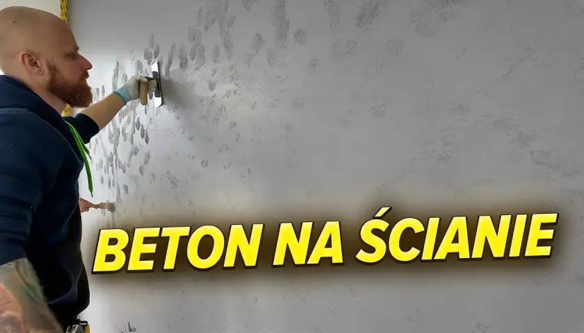 Beton architektoniczny na ścianie: Poradnik DIY krok po kroku