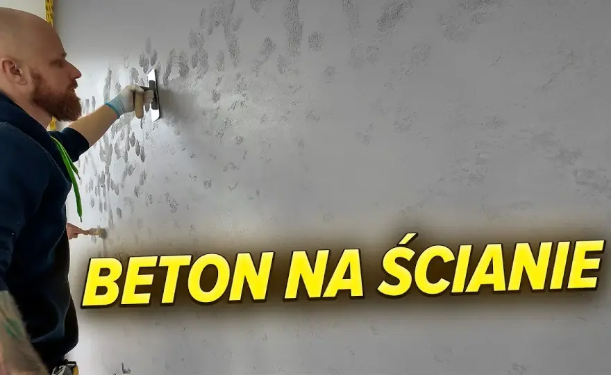 Beton architektoniczny na ścianie: Poradnik DIY krok po kroku